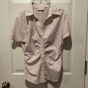 New York & Co. stretch short sleeve dress shirt
